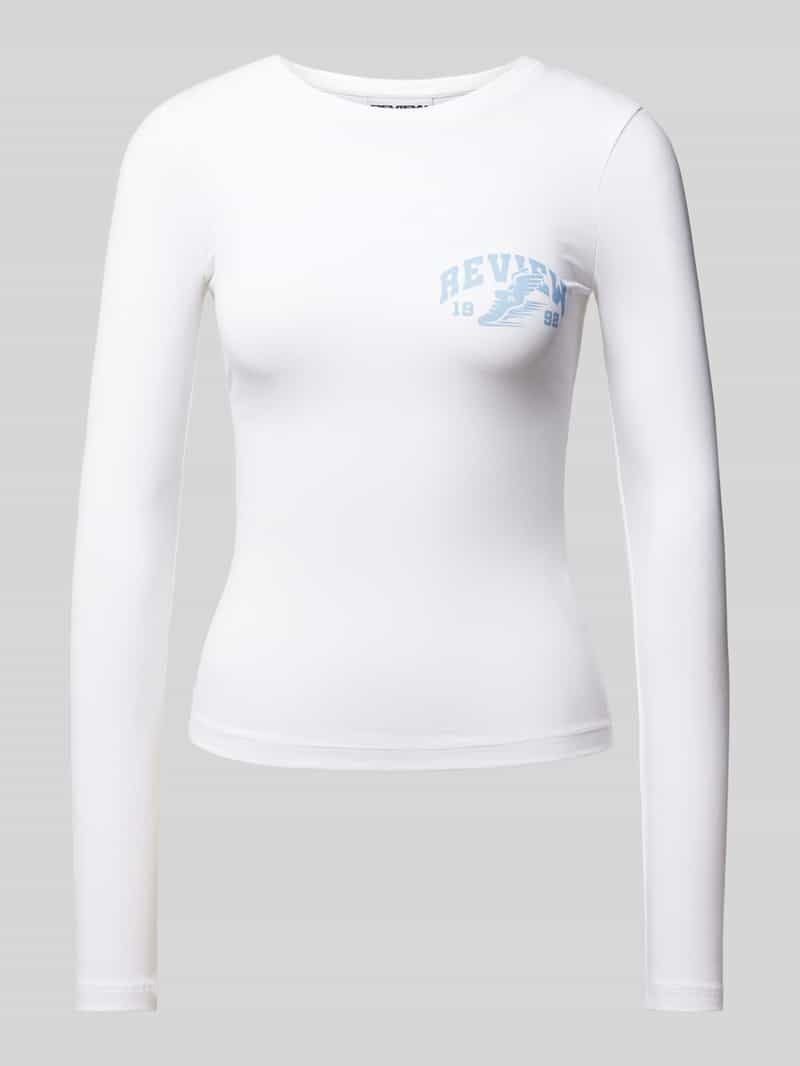 Review Longsleeve met ronde hals