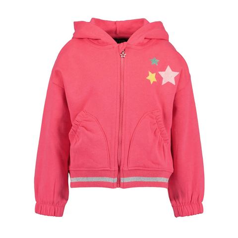 Blue Seven Sweatvest  meisjes sweatjack met capuchon UNICORN (1-delig)