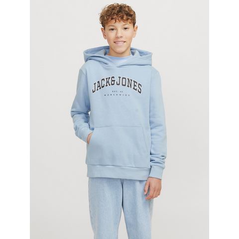 Jack & Jones Junior Hoodie JJECALEB VARSITY SWEAT HOOD NOOS JNR