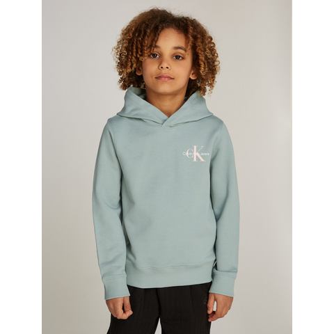 Calvin Klein Hoodie SMALL MONOGRAM HOODIE voor kinderen tot 16 jaar en met logo-opdruk