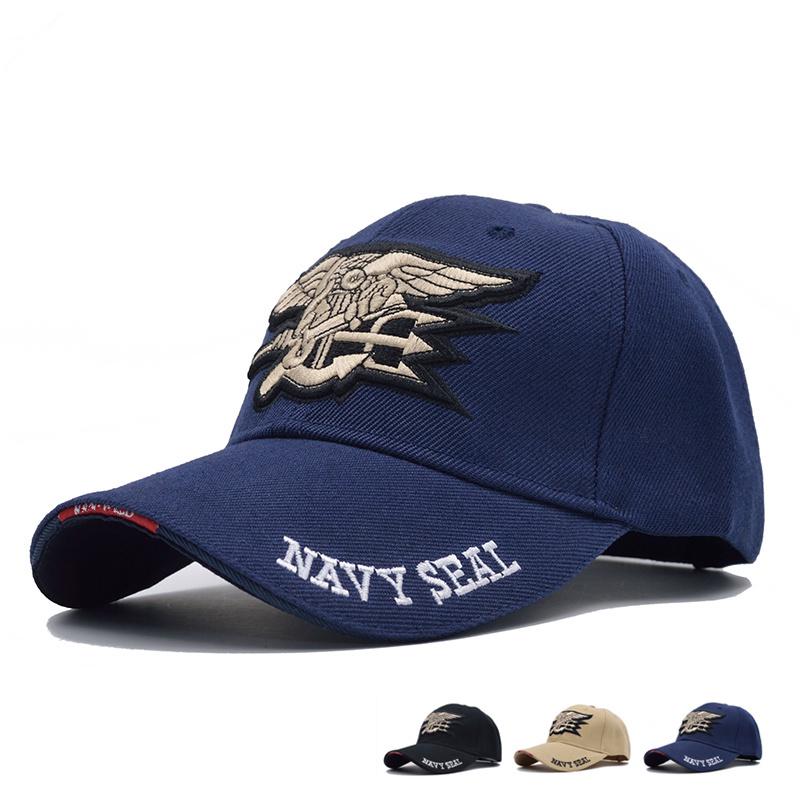 Hat Factory Hoge kwaliteit Mens US NAVY Baseball Cap Navy Seals Cap Tactische Leger Cap Trucker Gorras Snapback Hoed