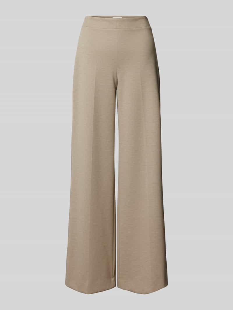 Drykorn Wide leg pantalon met persplooien, model 'BEFORE'