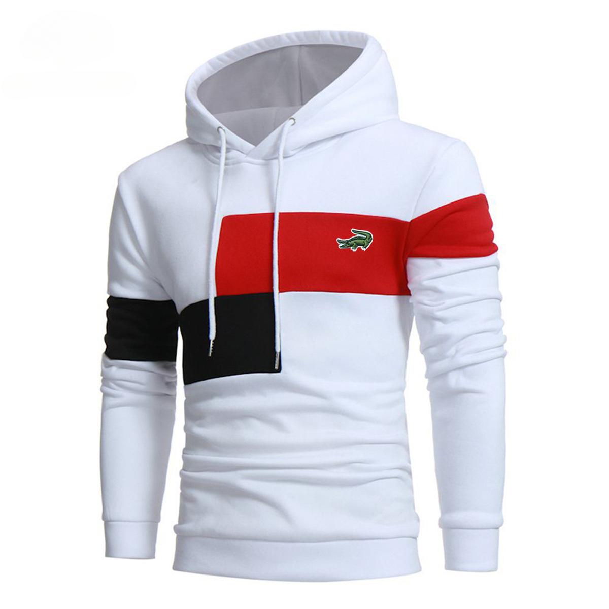 Bra nd fashion leisure007 CARTELO Nieuwe herenmodePatchwork Hooded Sweatshirt Casual Warm Streetwear Fleece Truien Hoodies Sweatshirts Heren Tops XL