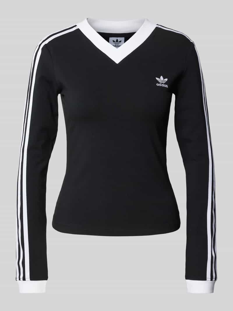 Adidas Originals Shirt met lange mouwen en labelstitching