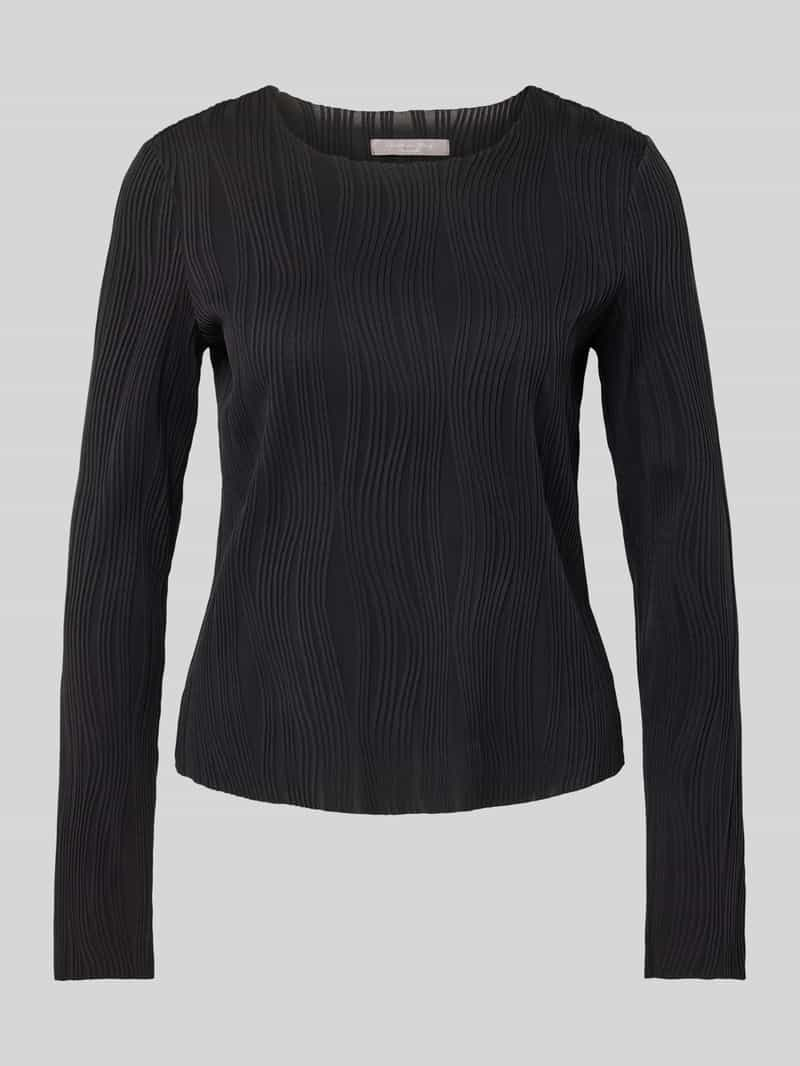 Christian Berg Woman Selection Shirt met lange mouwen en structuurmotief