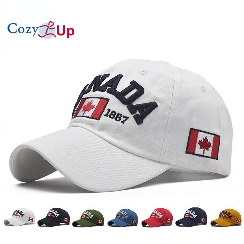 Cozy Up Cosy Up Baseball Caps voor Heren Dames Canada Snapbacks Zomer Sun Dad Hoeden Heren Trucker Caps 54-60 cm zwart