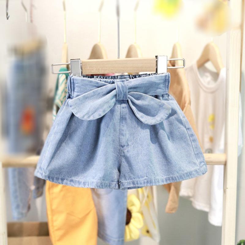 Selfyi Kindershorts Meisjes All-match zomer Dunne denim shorts Hotpants 100