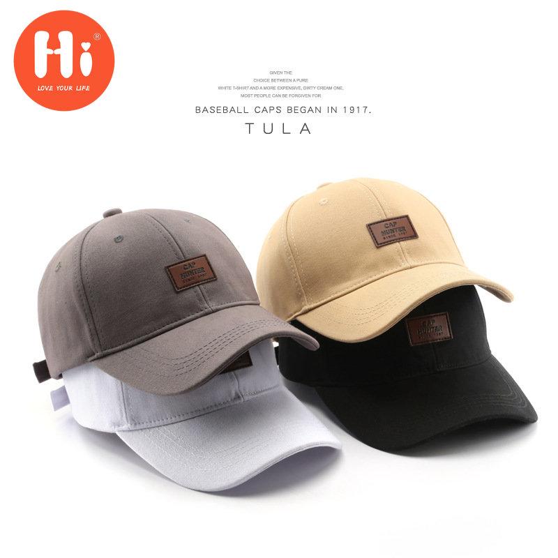 Hi Cap Mode Borduren Baseball Cap Zomer Outdoor Verstelbare Hip Hop Hoeden Bone Snapback Hoed adjustable zwart