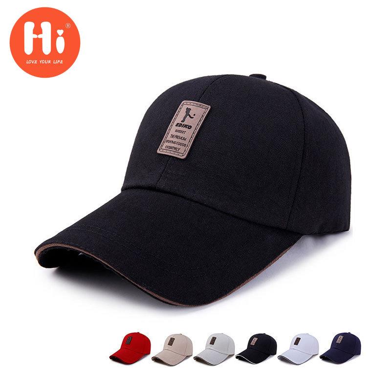 Hi Cap Mode Borduren Baseball Cap Zomer Outdoor Verstelbare Hip Hop Hoeden Bone Snapback Hoed adjustable rood