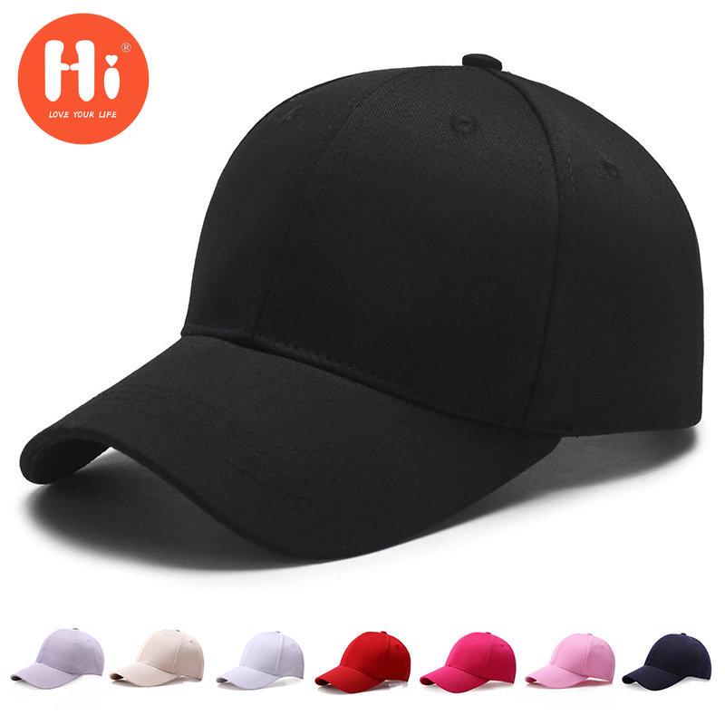 Hi Cap Mode Borduren Baseball Cap Zomer Outdoor Verstelbare Hip Hop Hoeden Bone Snapback Hoed adjustable rood