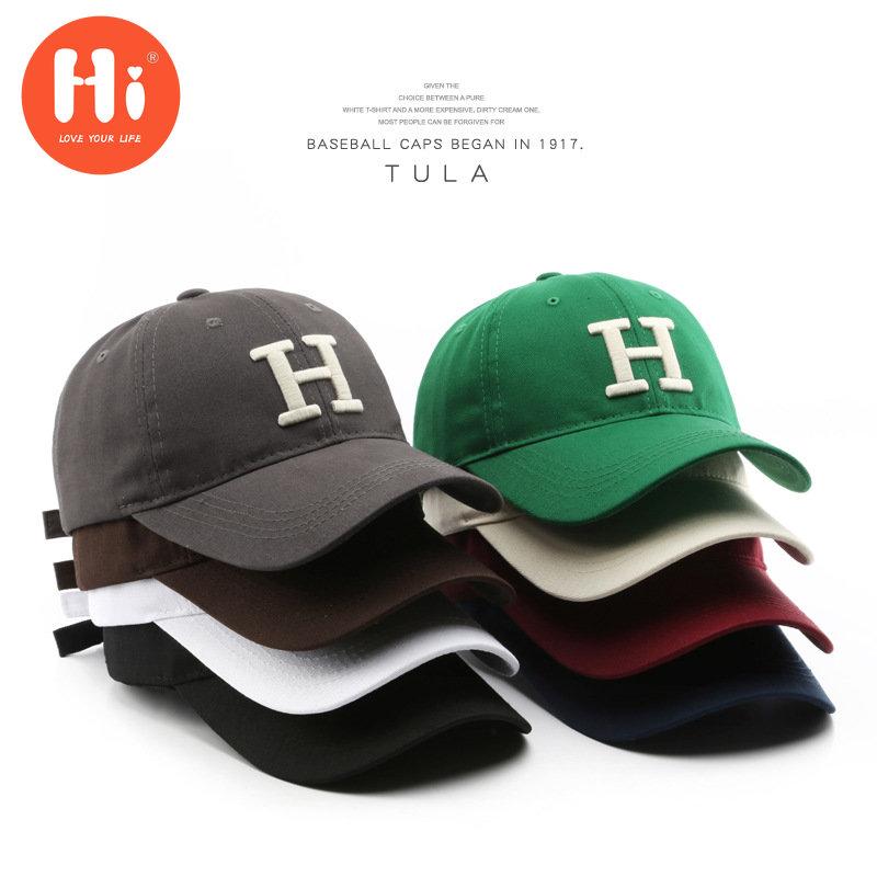 Hi Cap Mode Borduren Baseball Cap Zomer Outdoor Verstelbare Hip Hop Hoeden Bone Snapback Hoed adjustable groen