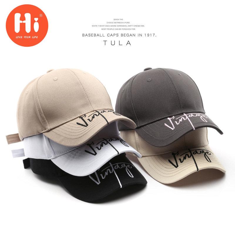 Hi Cap Mode Borduren Baseball Cap Zomer Outdoor Verstelbare Hip Hop Hoeden Bone Snapback Hoed adjustable kaki