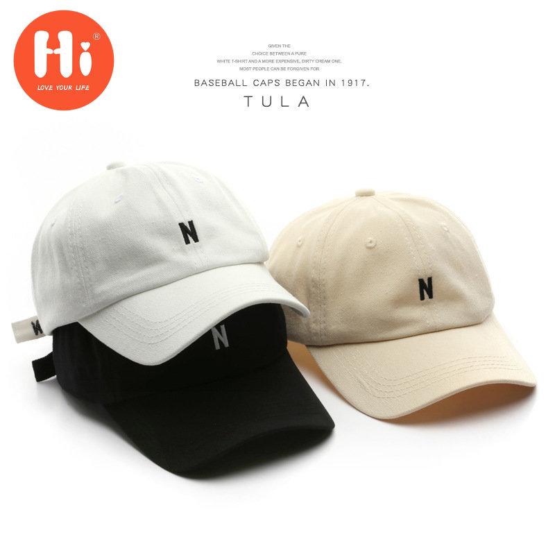 Hi Cap Mode Borduren Baseball Cap Zomer Outdoor Verstelbare Hip Hop Hoeden Bone Snapback Hoed adjustable zwart