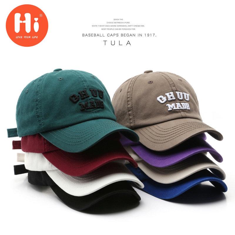 Hi Cap Mode Borduren Baseball Cap Zomer Outdoor Verstelbare Hip Hop Hoeden Bone Snapback Hoed wit