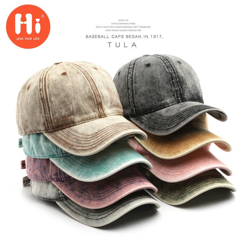 Hi Cap Mode Borduren Baseball Cap Zomer Outdoor Verstelbare Hip Hop Hoeden Bone Snapback Hoed roze