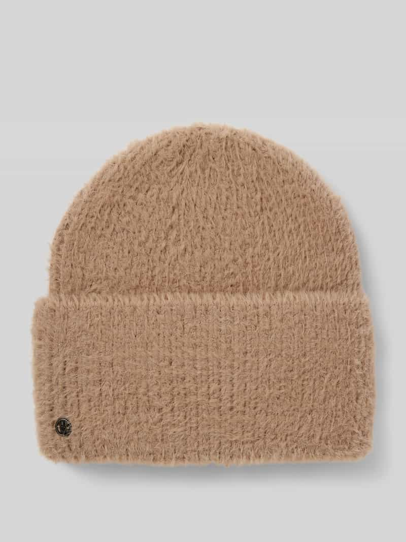 Loevenich Beanie in gebreide look met viscose