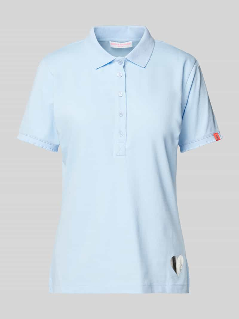 Frieda & Freddies Poloshirt met motiefprint