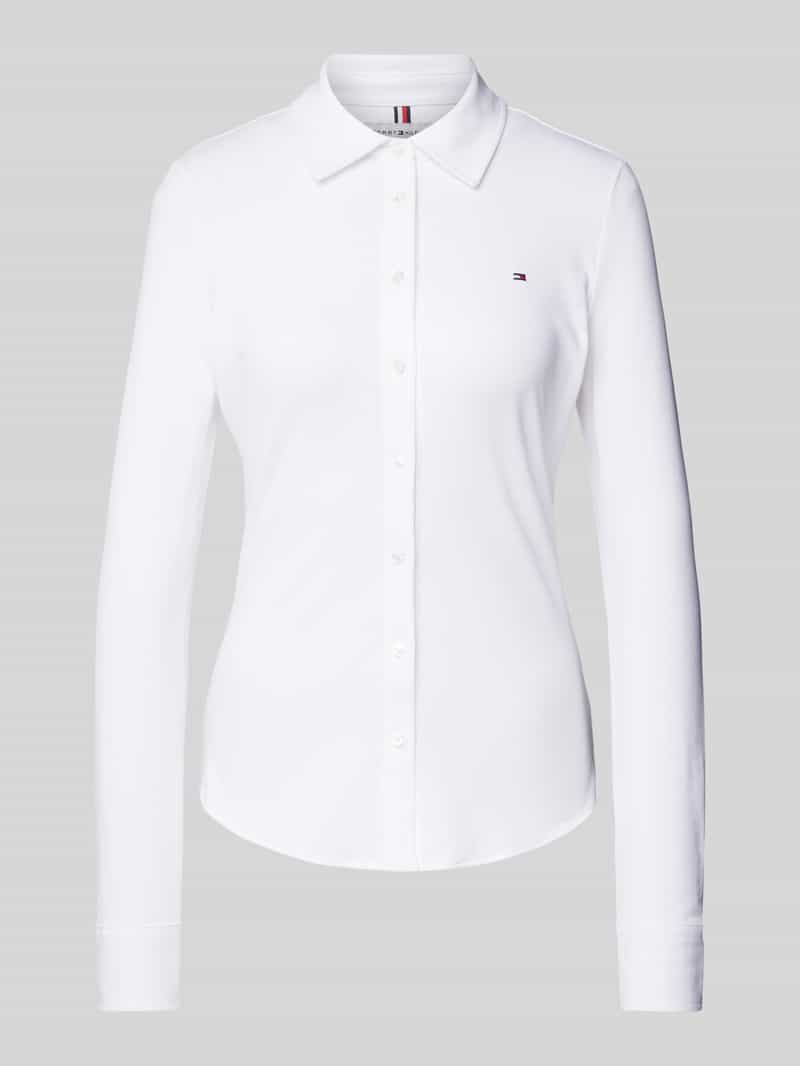 Tommy Hilfiger Slim fit overhemdblouse in design met lange mouwen, model '1985'