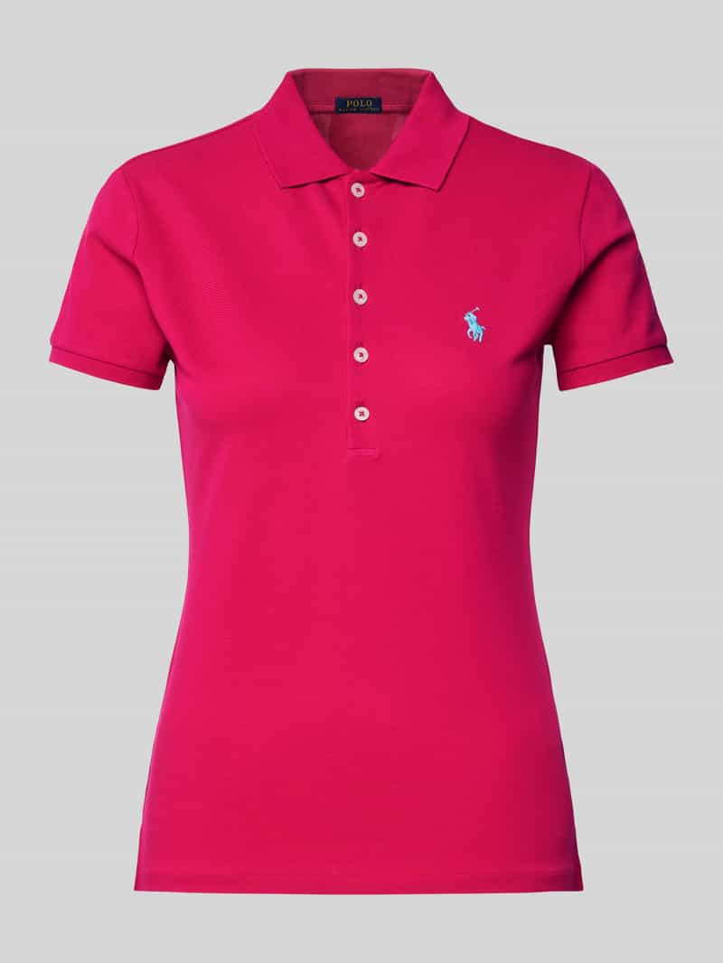 Polo Ralph Lauren Poloshirt met labelstitching, model 'JULIE'