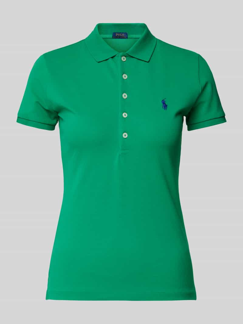 Polo Ralph Lauren Poloshirt met labelstitching, model 'JULIE'