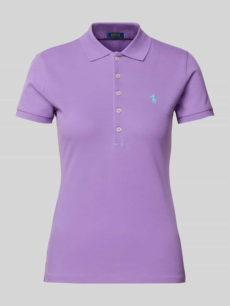 Polo Ralph Lauren Poloshirt met labelstitching, model 'JULIE'