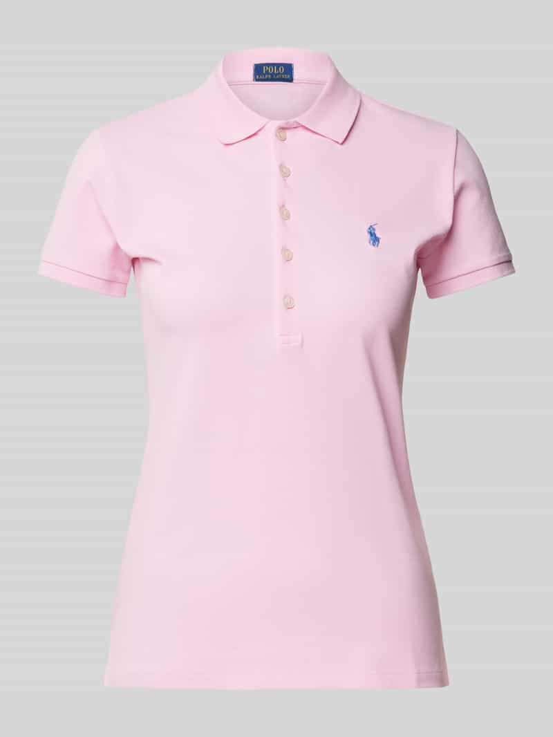 Polo Ralph Lauren Poloshirt met labelstitching, model 'JULIE'