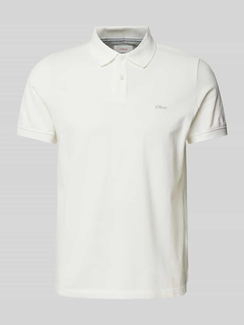 S.Oliver RED LABEL Poloshirt met labelstitching