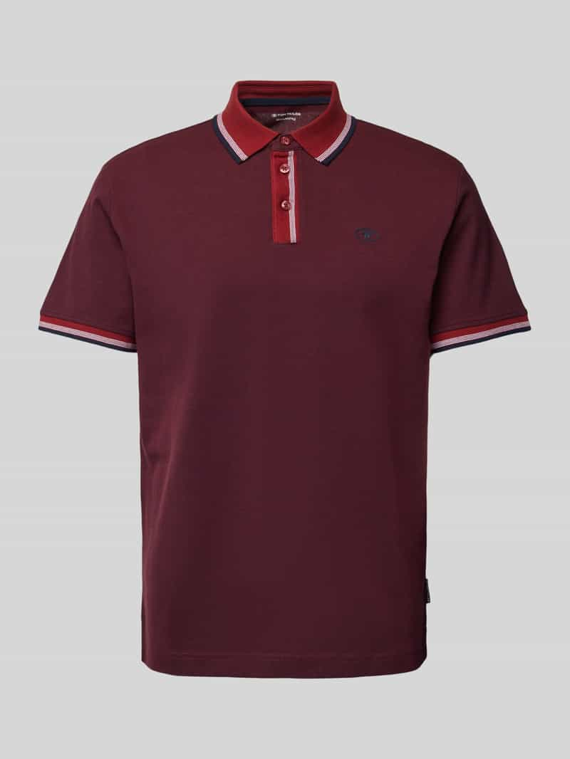 Tom Tailor Regular style poloshirt met labelprint