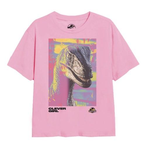 Jurassic Park meisjes Dino Trip T-shirt 7-8 Years lichtroze kleur