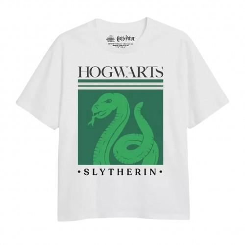 Harry Potter Girls Slytherin T-Shirt 12-13 wit/groen