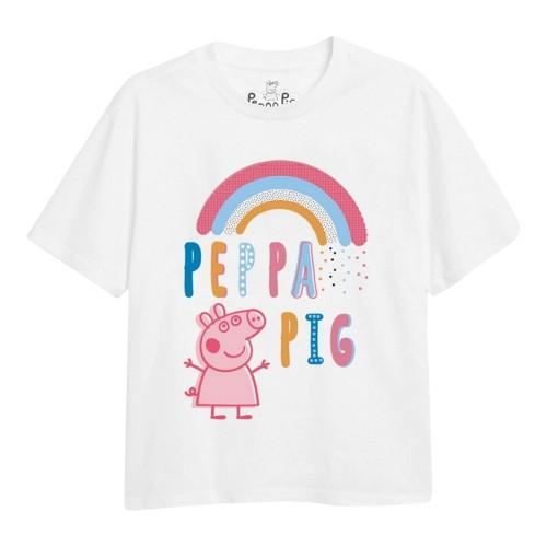 Peppa Pig meisjes doodle overzicht T-shirt 10 Years wit