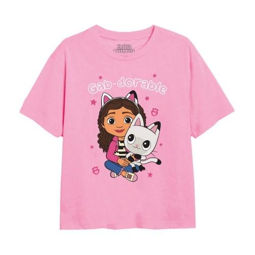 Pertemba FR - Apparel Gabby's Dollhouse Girls Purrfect Friends T-shirt 5-6 Years lichtroze kleur