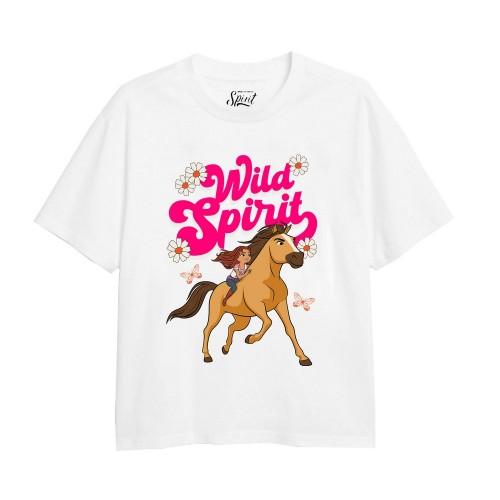 Pertemba FR - Apparel Spirit meisjes wild T-shirt 5-6 Years wit