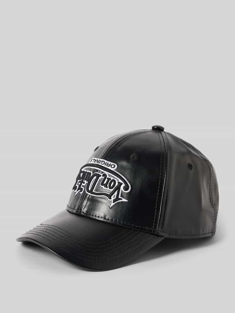 Von Dutch Baseballpet in leerlook, model 'DETROID'