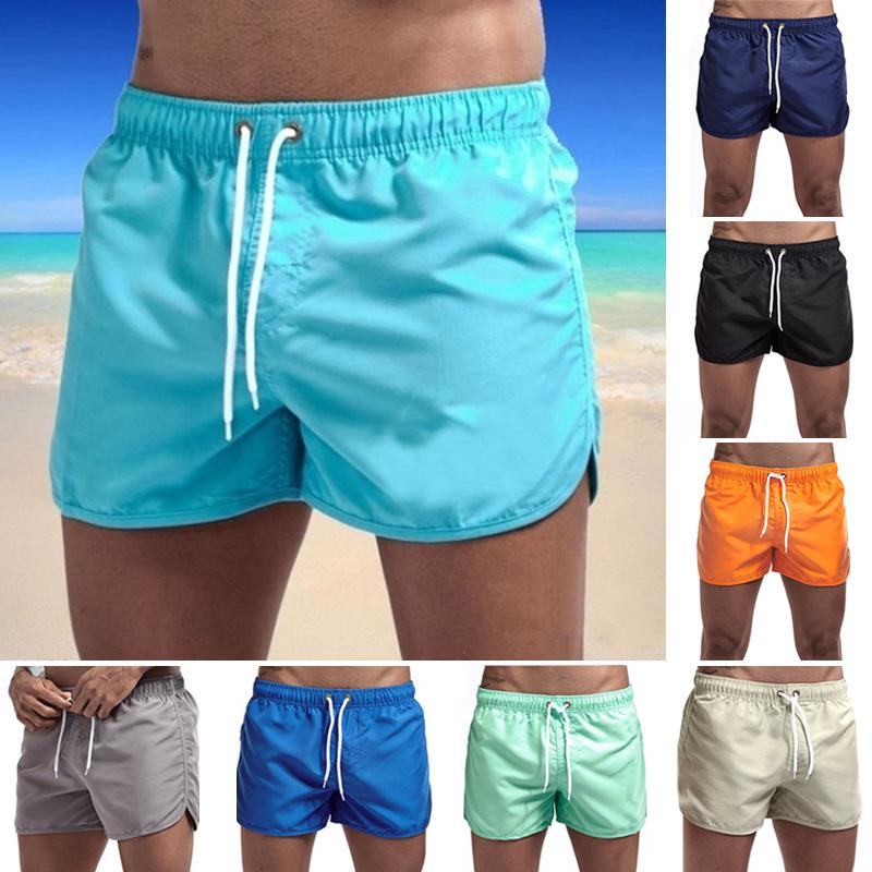 Jun Lin NO.1 Zomer heren badmode shorts strandkleding sexy zwembroek heren badpak lage taille ademend strandkleding L groen