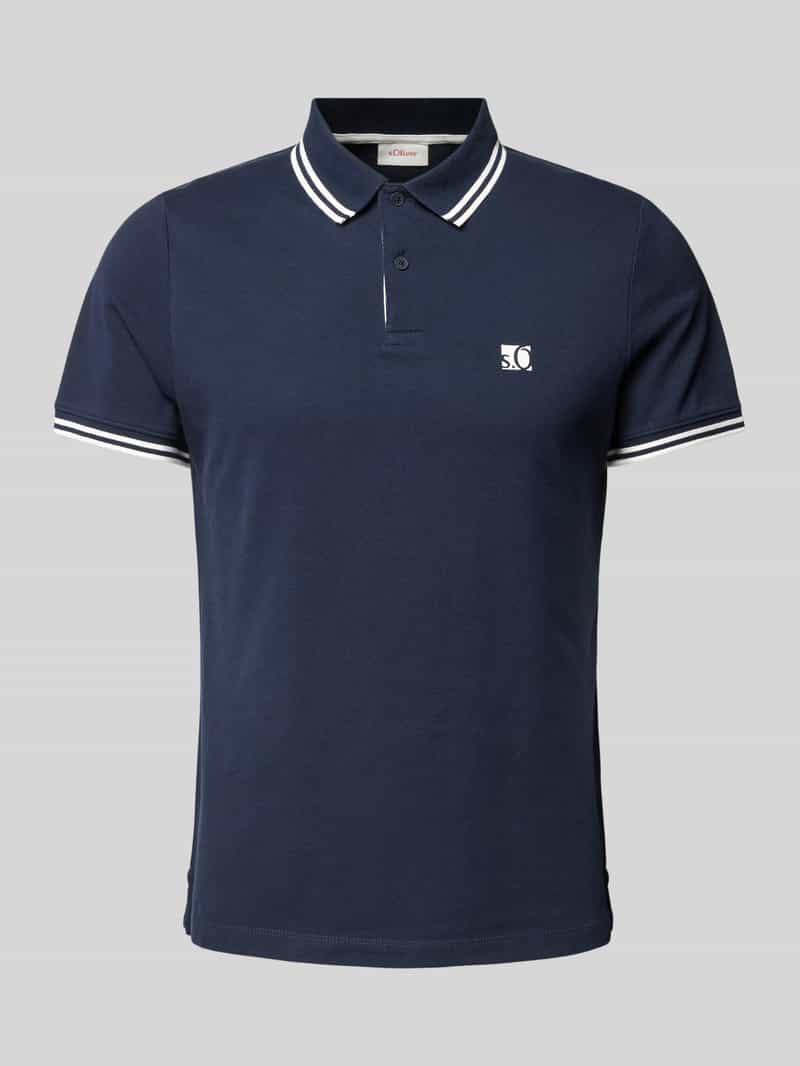 S.Oliver RED LABEL Poloshirt met labelprint