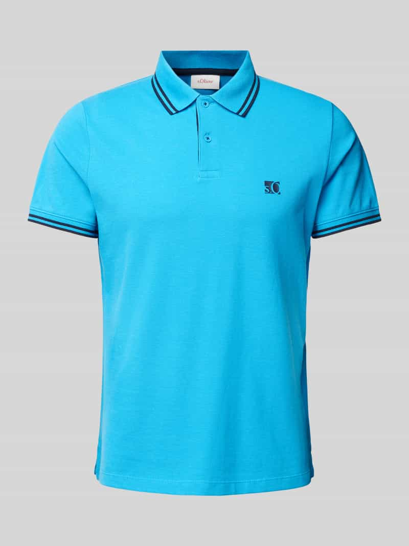 S.Oliver RED LABEL Poloshirt met labelprint