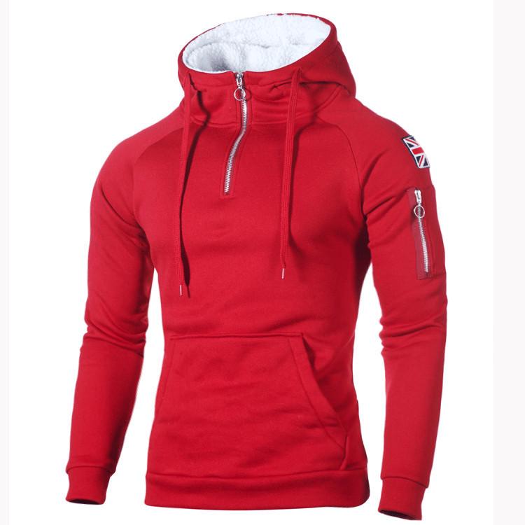 LH59YK Heren casual hoodies fleece hiphop effen sweatshirt heren sportkleding kleding sweatshirt herenkleding L