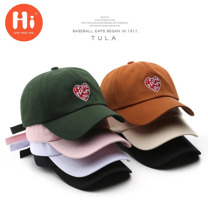 Hi Cap Mode Borduren Baseball Cap Zomer Outdoor Verstelbare Hip Hop Hoeden Bone Snapback Hoed wit