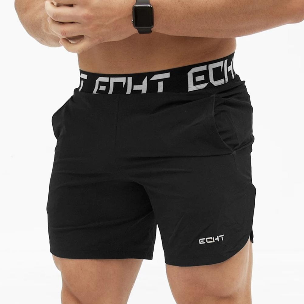 LG27HG Sneldrogende casual shorts Heren Bodybuilding Sport Bermuda Gym Fitness Running Trainingsbroek Mannelijke sportkledingbodems L legergroene kleur