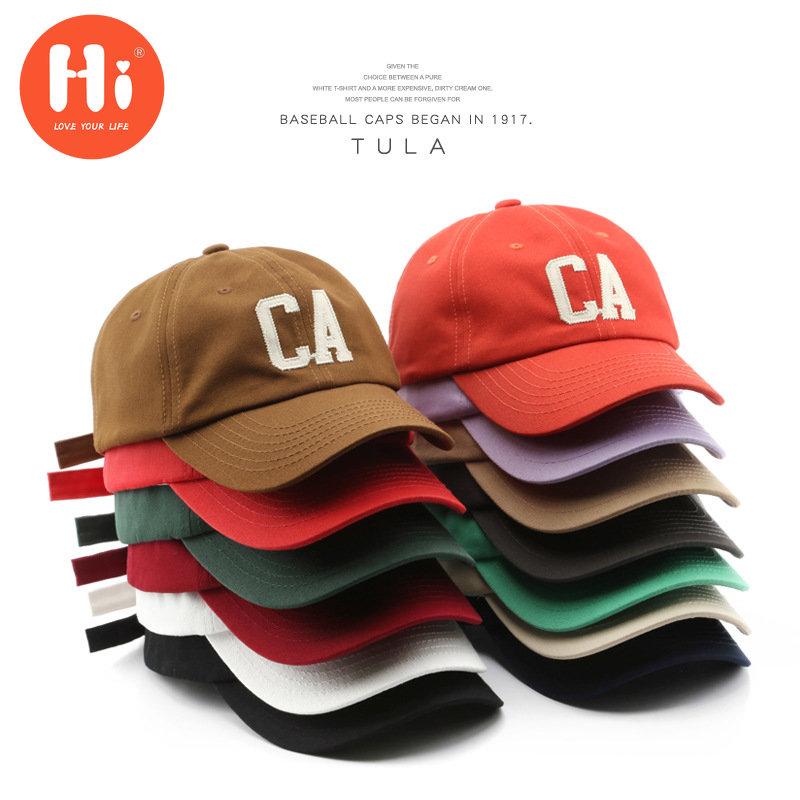 Hi Cap Mode Borduren Baseball Cap Zomer Outdoor Verstelbare Hip Hop Hoeden Bone Snapback Hoed adjustable paars