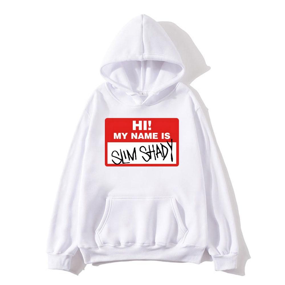 Planet clothing wholesale Eminem Hoodie Lange mouwen Capuchon RAPPER Sweatshirt voor de herfst Grafische bedrukking Casual kleding Ropa Hombre Comfortabele hoody XS grijze kleur