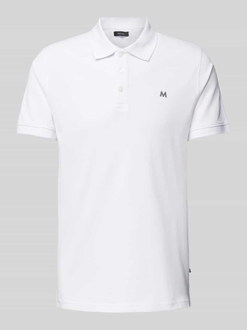 Matinique Poloshirt in gemêleerde look