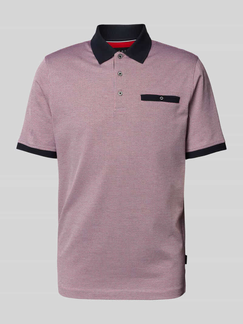 Bugatti Poloshirt met borstzak