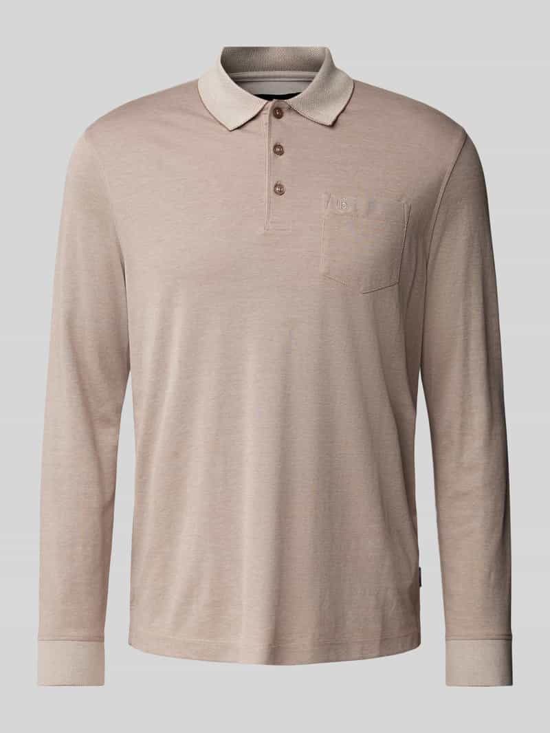 Bugatti Regular fit poloshirt met katoen