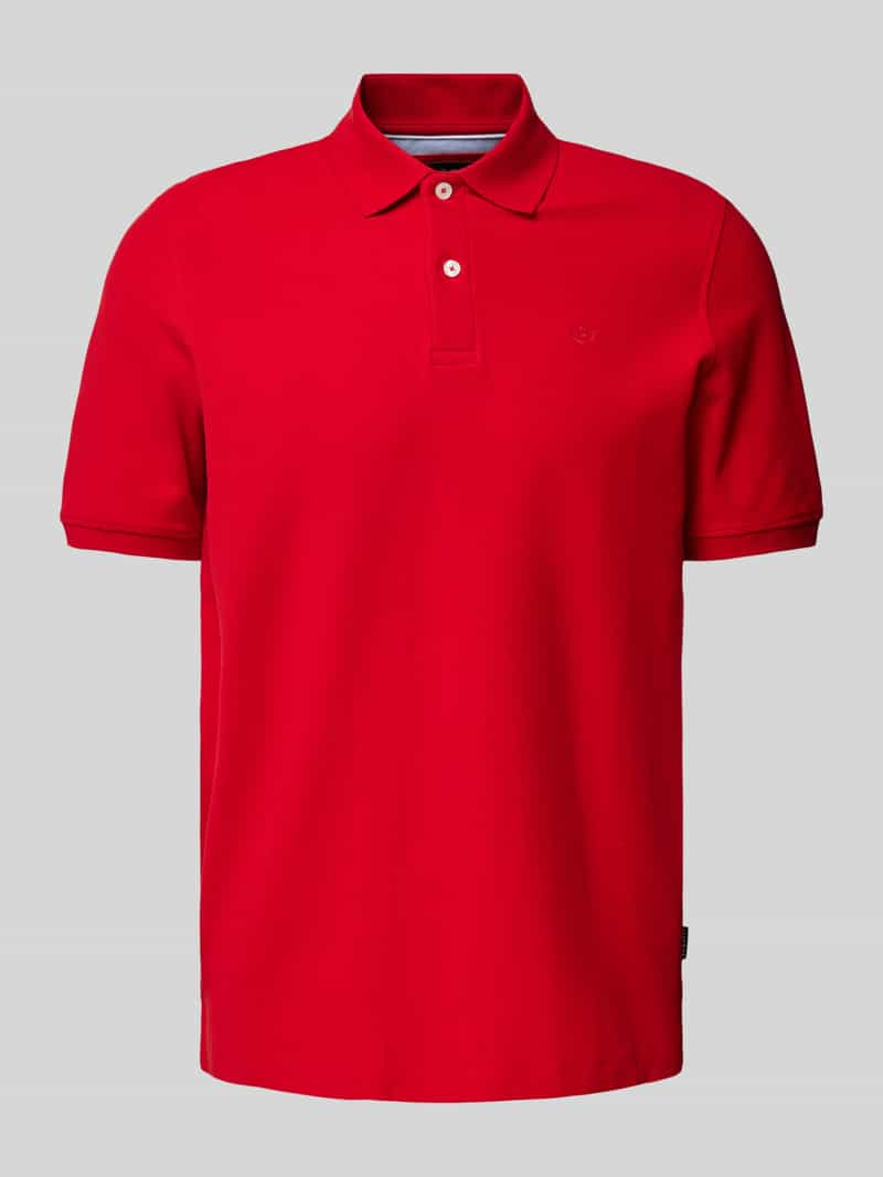 Bugatti Poloshirt in effen design