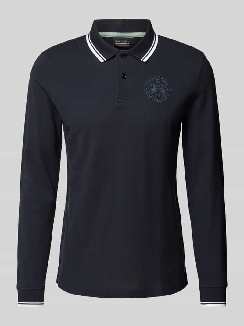 Christian Berg Men Poloshirt met korte knoopsluiting