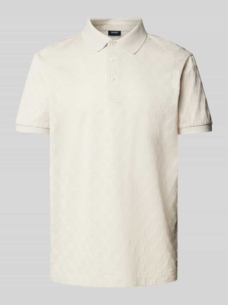 JOOP! Collection Regular fit poloshirt met korte knoopsluiting, model 'Blake'