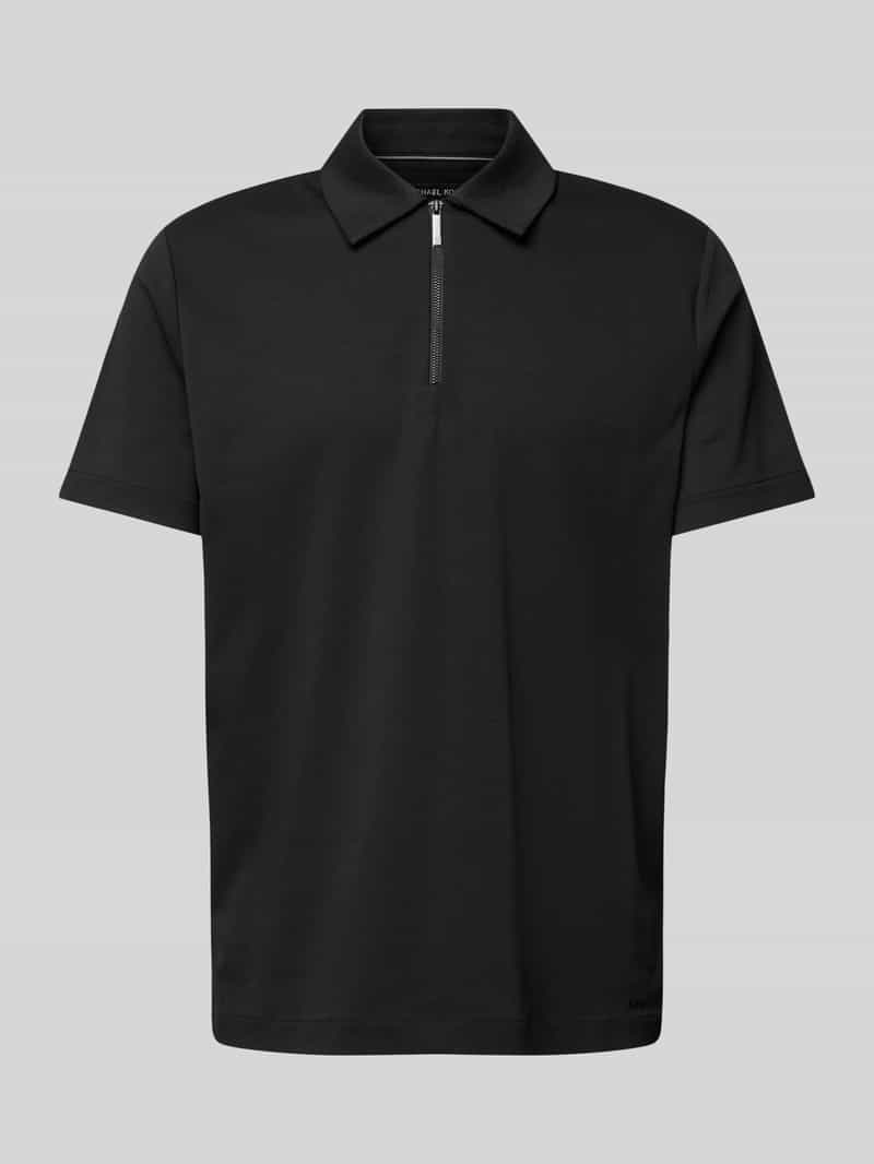 Michael Kors Poloshirt met zijsplitten, model 'INTERLOCK'