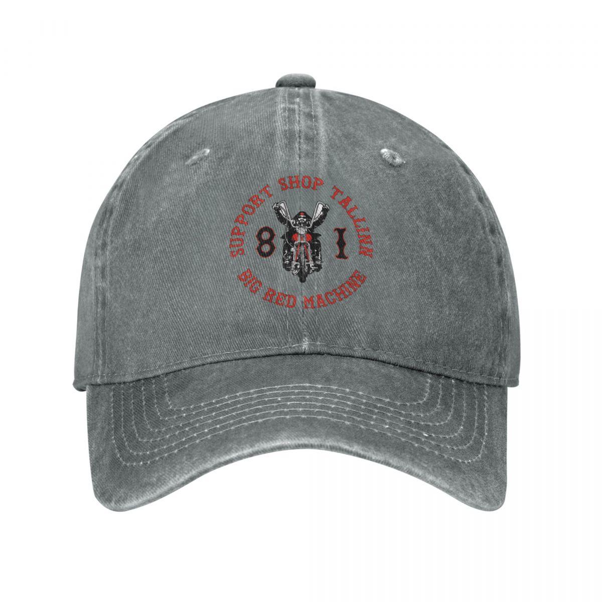 91421224MABLK3A4XG Hells Angels Ondersteuning 81 Mannen Vrouwen Baseball Caps Motorcycle Club Brotherhood Verontruste Gewassen Caps Hoed Workouts Snapback Hoed One Size